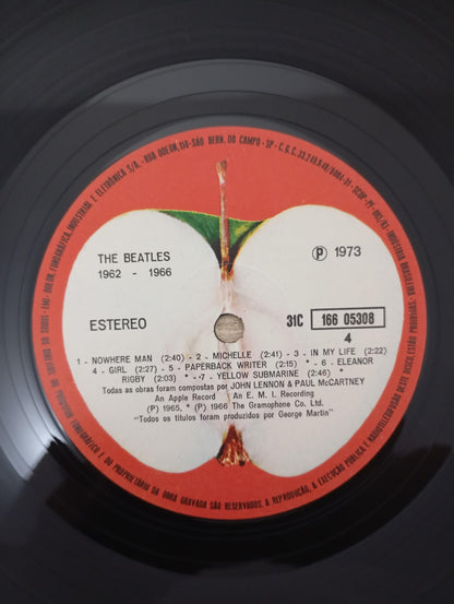 Lp Vinil The Beatles 1962-1966 Duplo Com Encartes