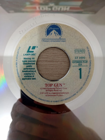 LD LaserDisc Top Gun Soundtrack Importado