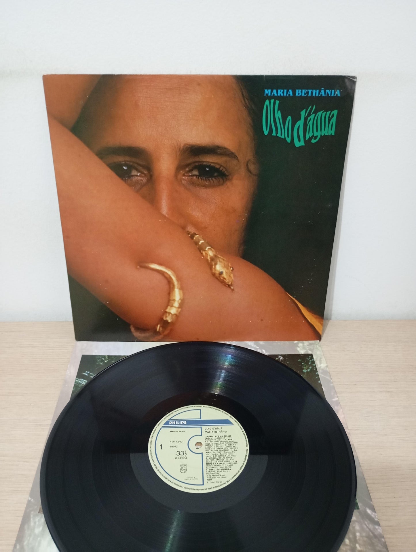 Lp Vinil Maria Bethânia Olho D'Água Com Encarte