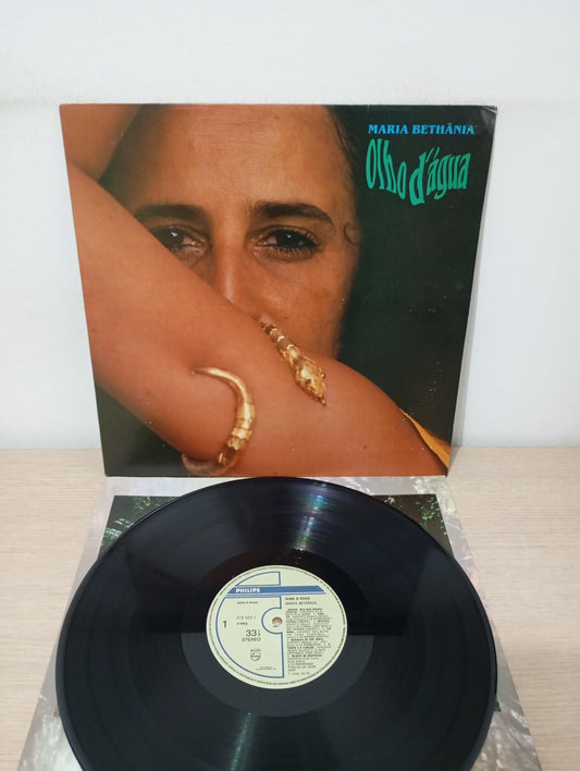 Lp Vinil Maria Bethânia Olho D'Água Com Encarte