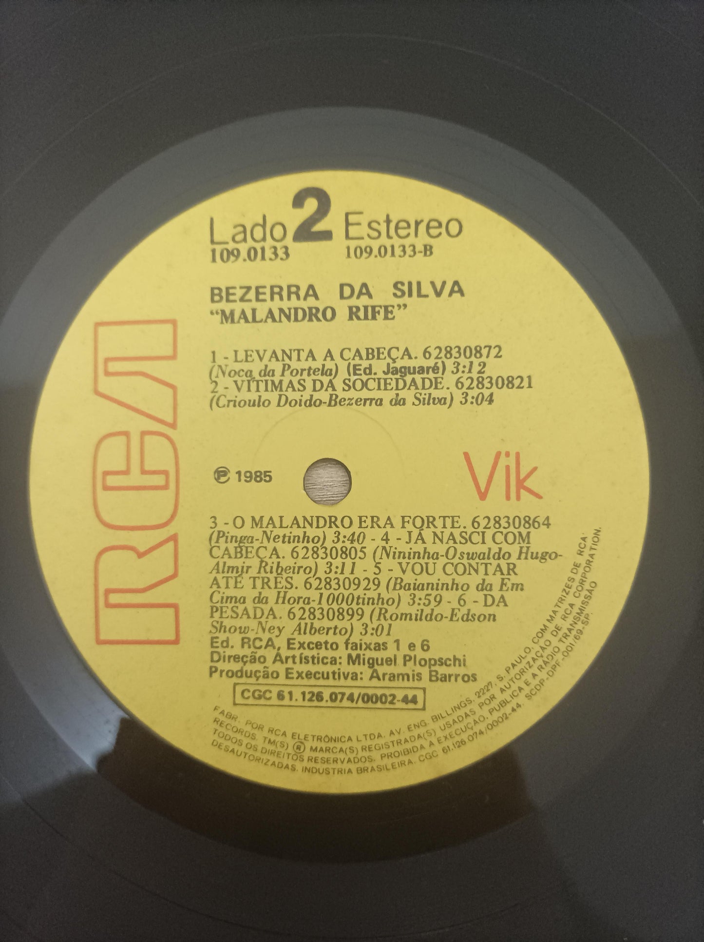 Lp Vinil Bezerra Da Silva Malandro Rife