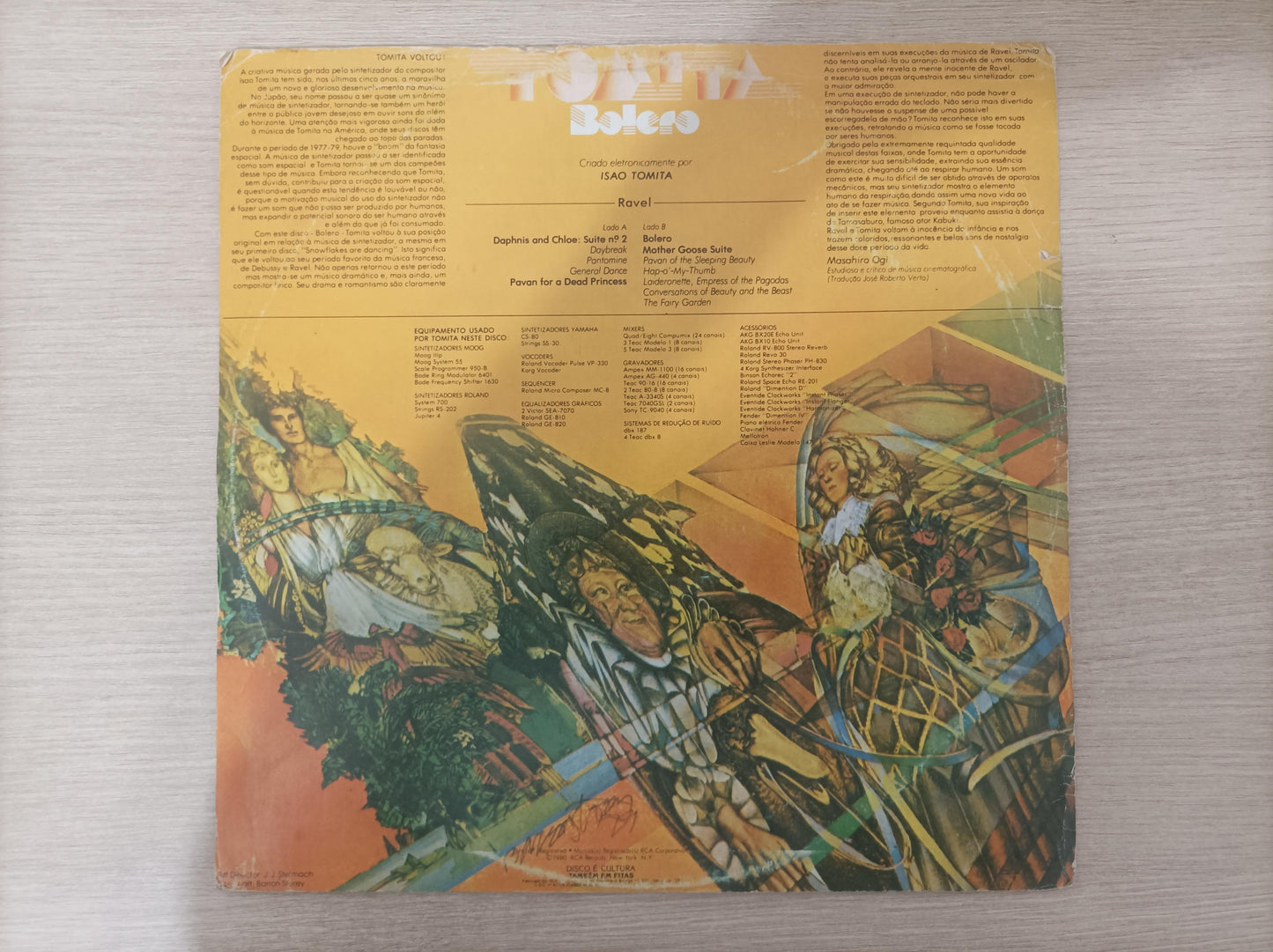 Lp Vinil Tomita Bolero