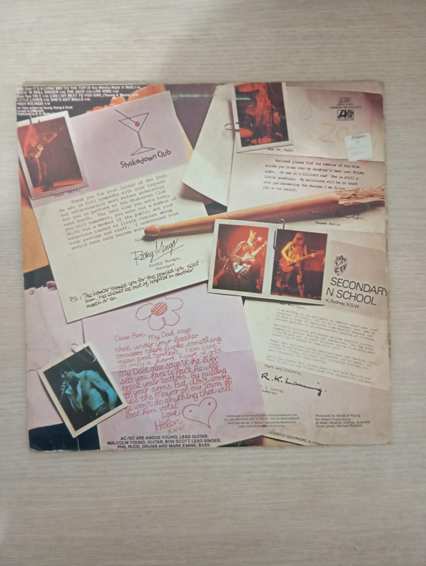 Lp Vinil AC/DC High Voltage