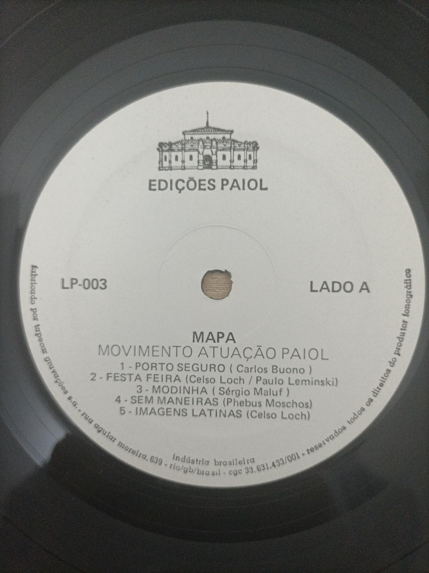 Lp Vinil MAPA Movimento Atuação Paiol