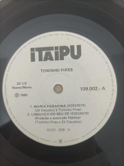 Compacto Vinil Toninho Pires Maria Parafina / Só Fofoca