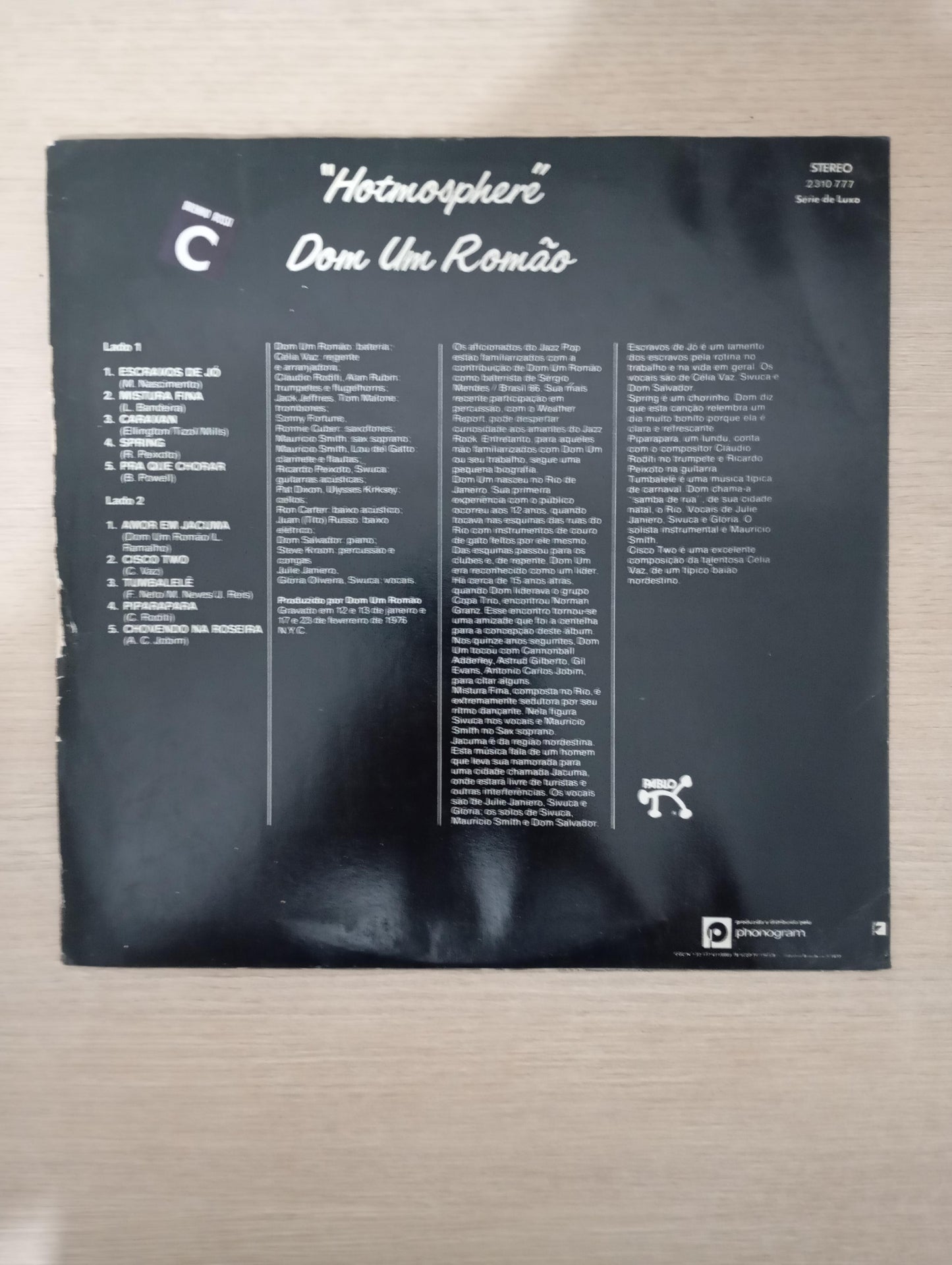 Lp Vinil Dom Um Romao Hotmosphere