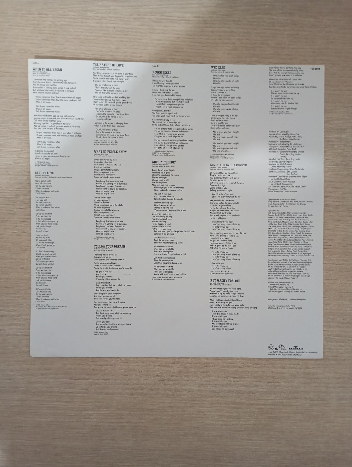 Lp Vinil Poco Legacy Com Encarte