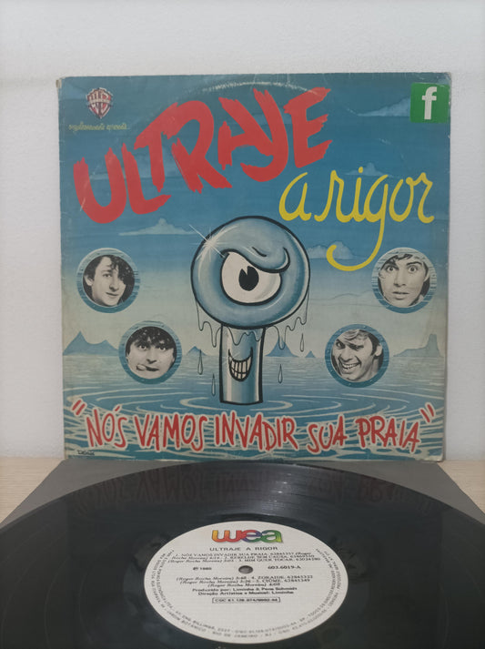 Disco Vinil Vamos Invadir Praia Ultraje A Rigor Com Encarte