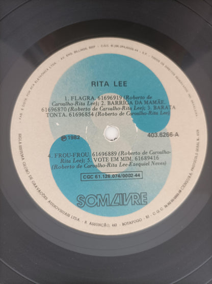 Disco Vinil & Roberto de Carvalho Rita Lee Com Encarte A
