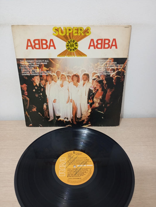 Lp Vinil ABBA Super 3 Disco de Ouro