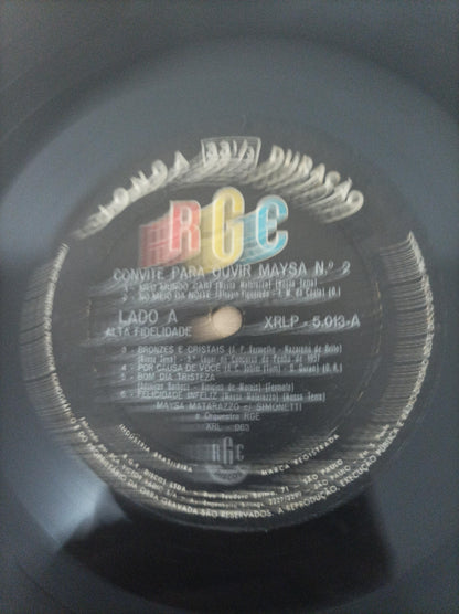 Lp Vinil Maysa Matarazzo Convite Para Ouvir Maysa N.º 2