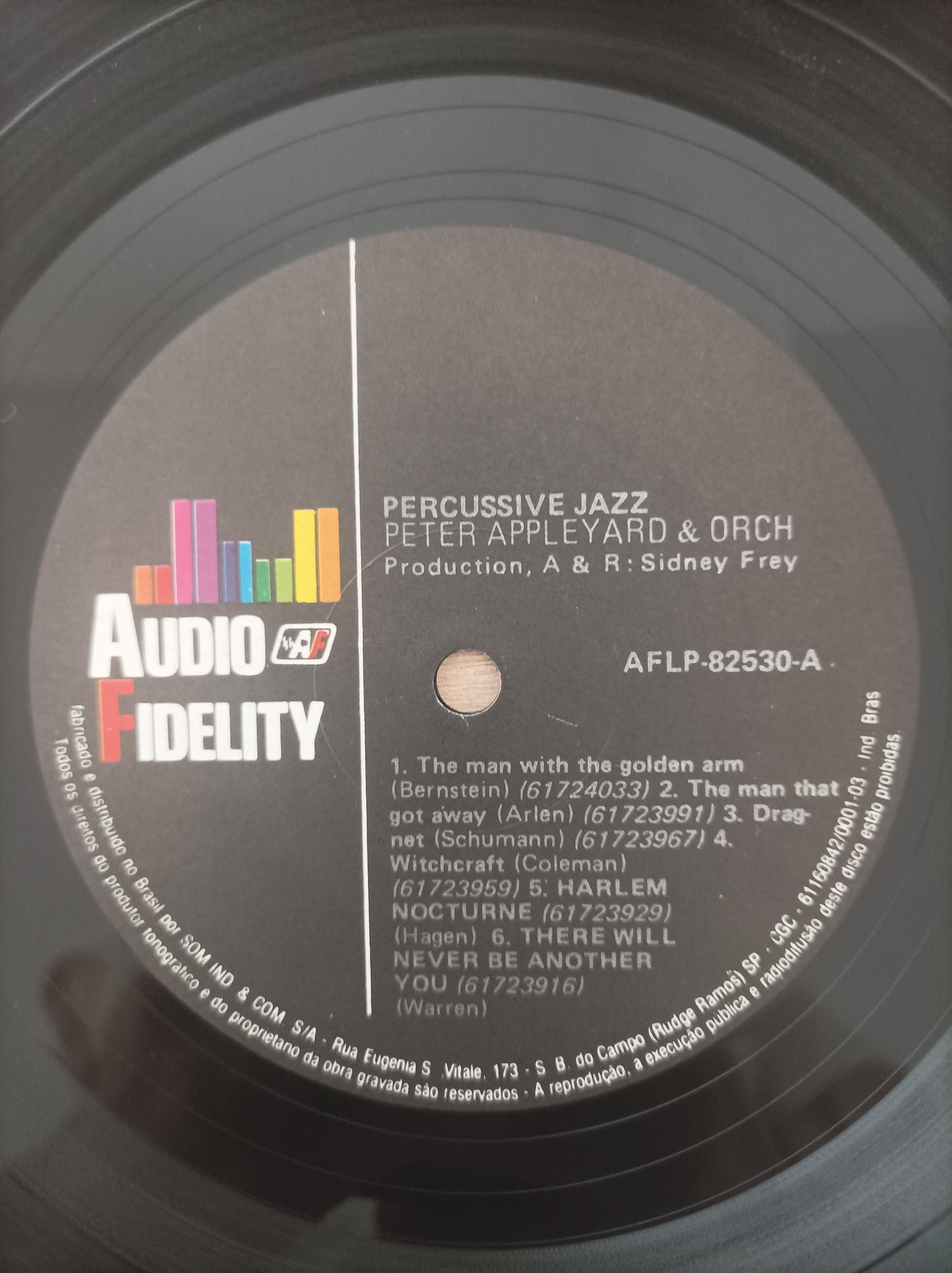 Lp Vinil Peter Appleyard Orchestra Per-cus-sive Jazz