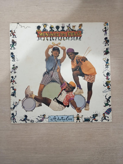 Lp Vinil Meninos Do Pelô Adota Eu Com Encarte