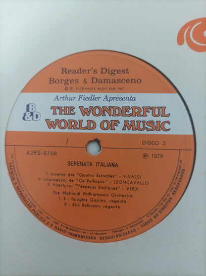 Lp Vinil Arthur Fiedler Wonderful World of Music C/ Encartes