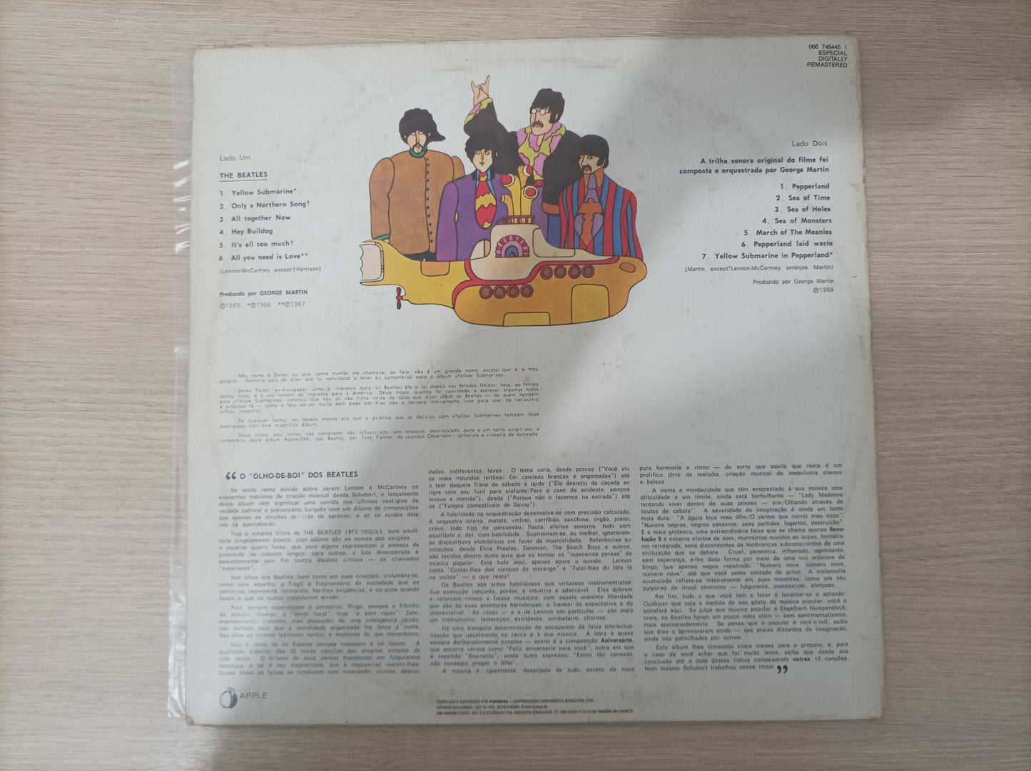 Disco Vinil Yellow Submarine The Beatles A