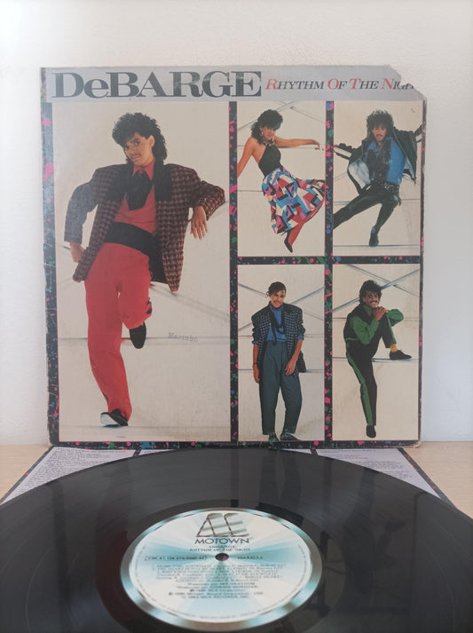 Lp Vinil DeBarge Rhythm Of The Night Com Encarte