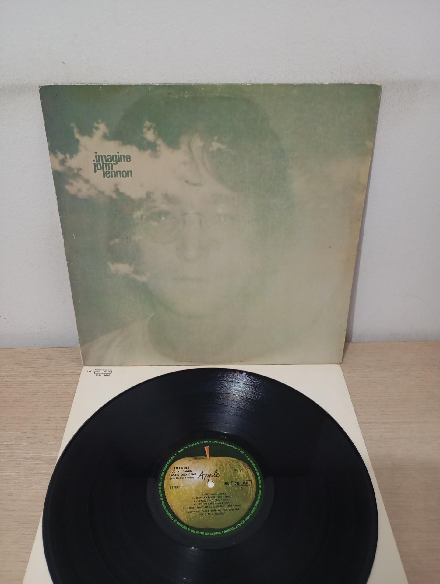 Disco Vinil Imagine John Lennon Com Encarte A