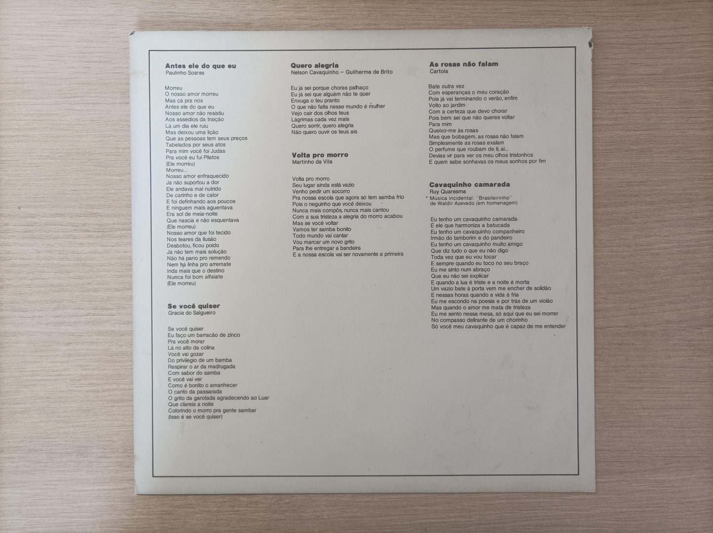 Lp Vinil Beth Carvalho Mundo Melhor Com Encarte