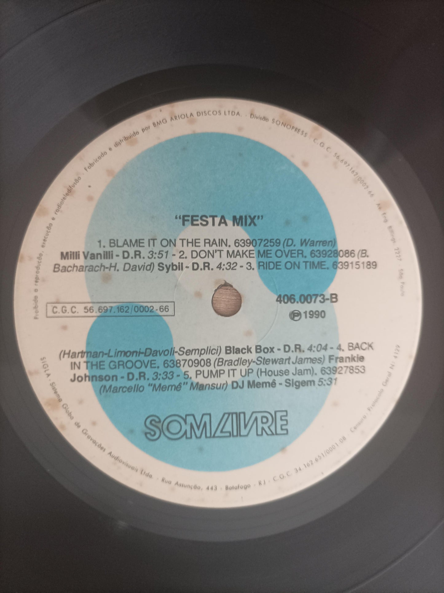 Disco Vinil Mix Festa A