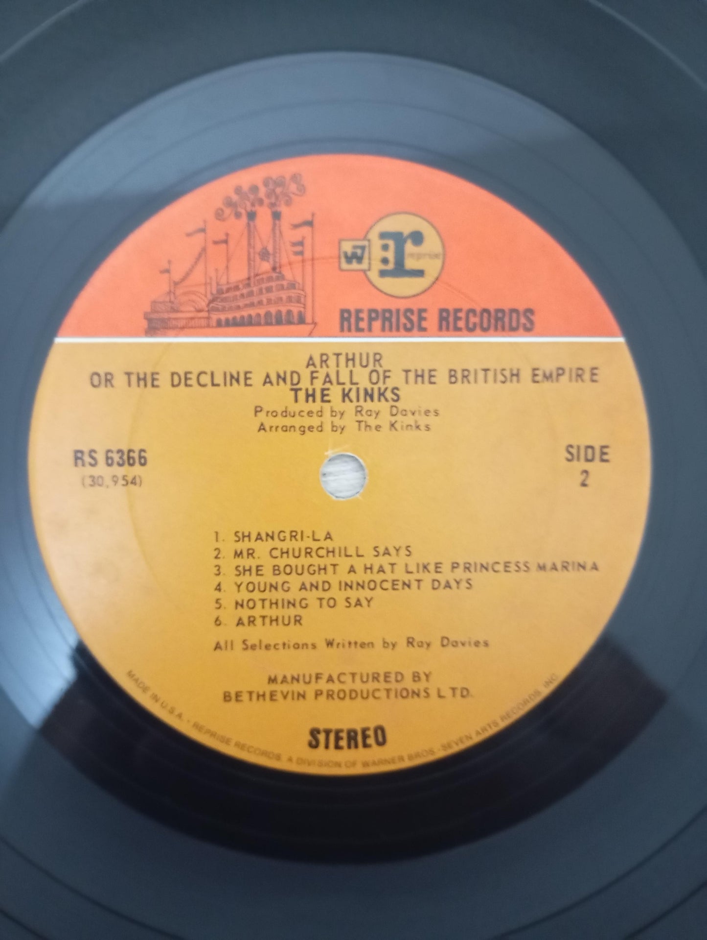 Lp Vinil The Kinks Arthur Capa Dupla C Encarte Importado