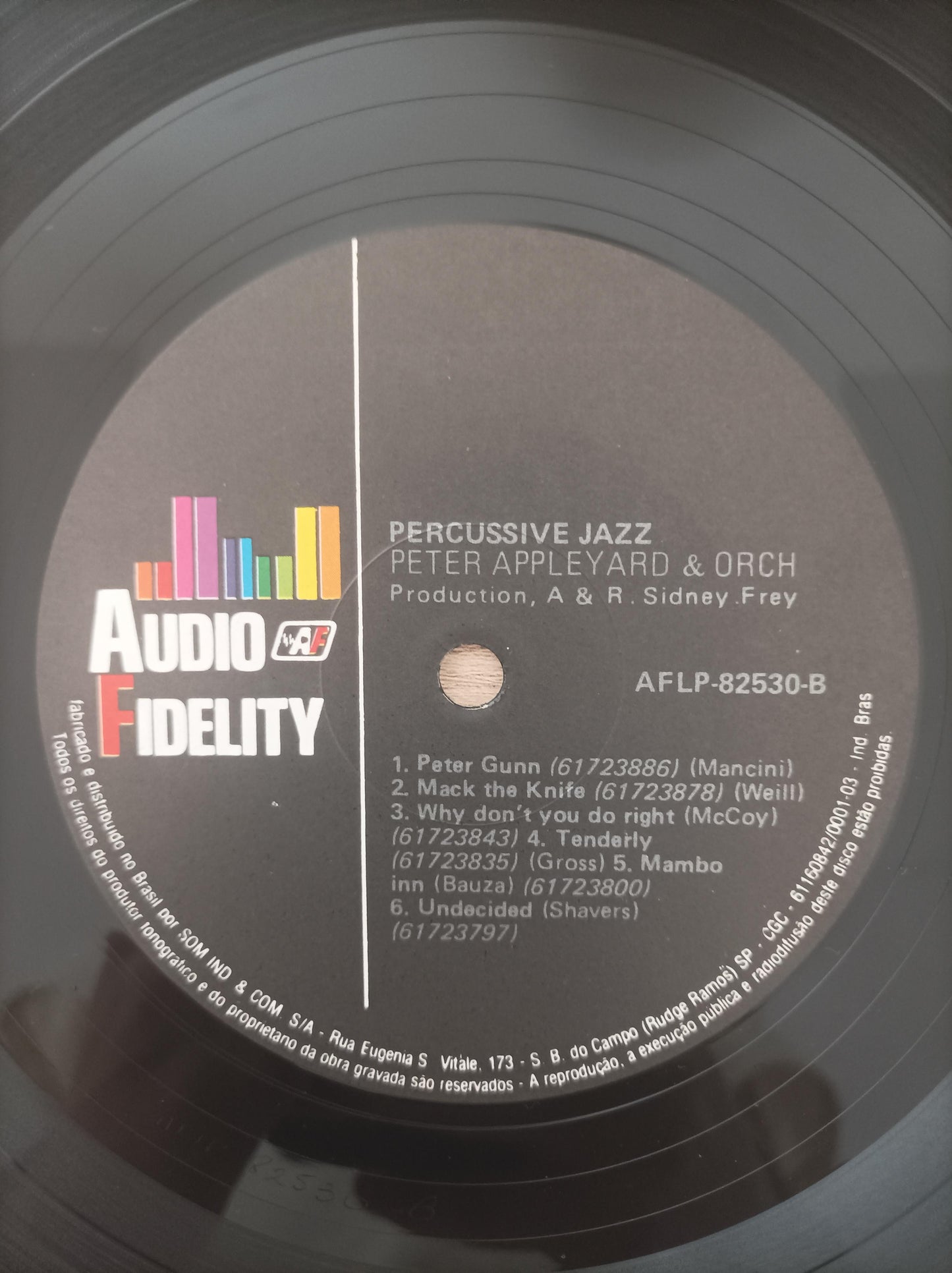 Lp Vinil Peter Appleyard Orchestra Per-cus-sive Jazz