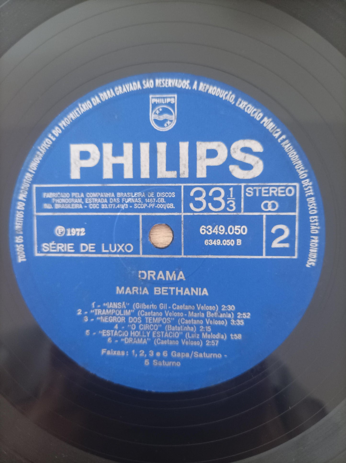 Lp Vinil Maria Bethânia Drama Capa Dupla