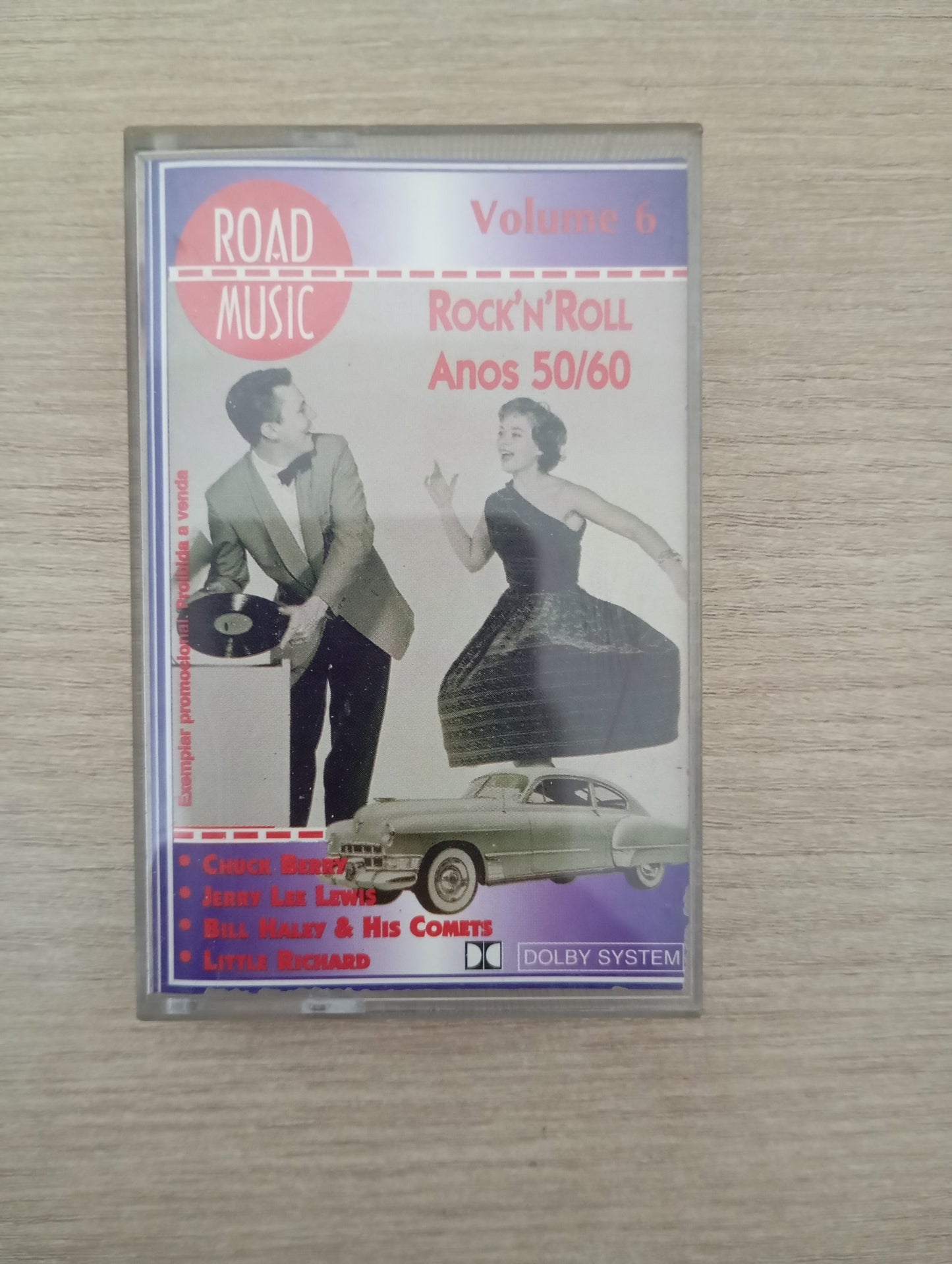 Fita K7 Cassete Road Music Volume 6