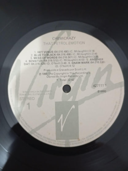 Lp Vinil That Petrol Emotion Chemicrazy Com Encarte