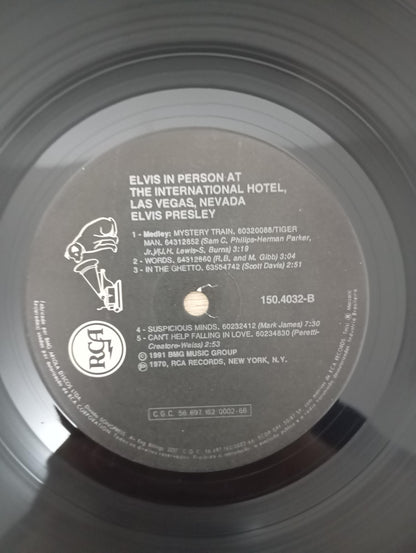 Lp Vinil Elvis Presley In Person At The International Hotel