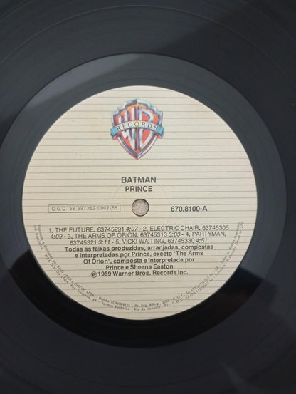 Lp Vinil Prince Batman Motion Picture Soundtrack C Encarte
