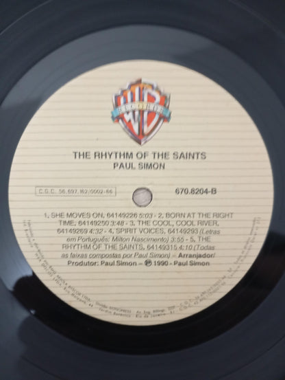 Lp Vinil Paul Simon The Rhythm Of The Saints Com Encarte