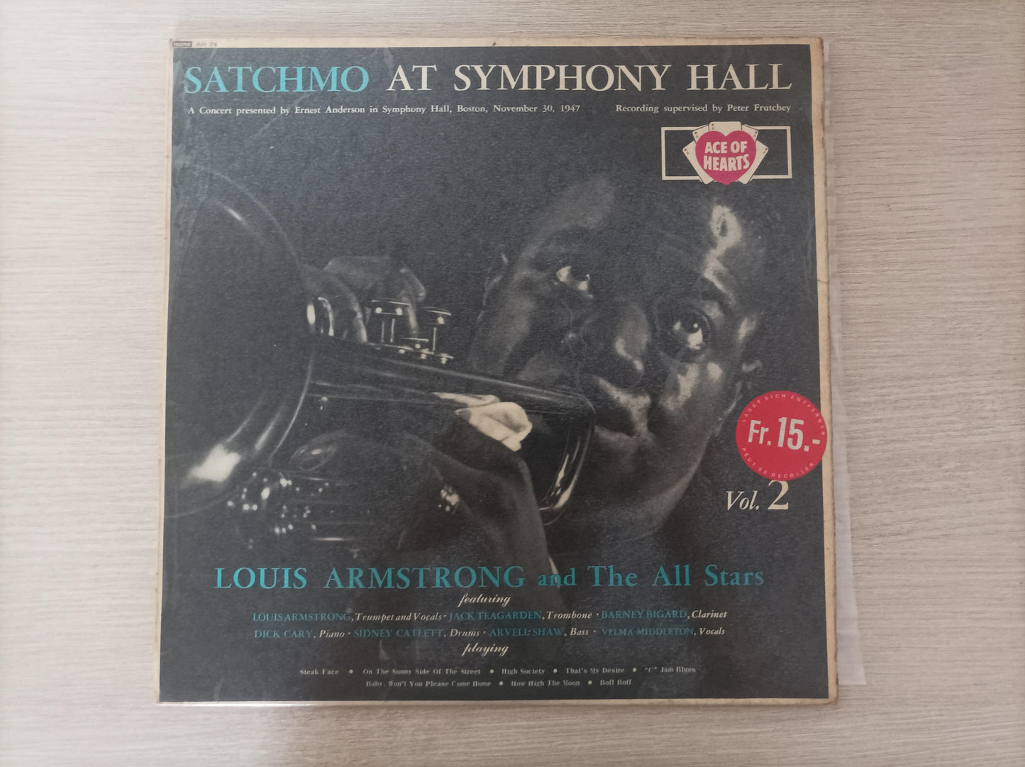Lp Vinil Louis Armstrong Satchmo At Symphony Hall Importado