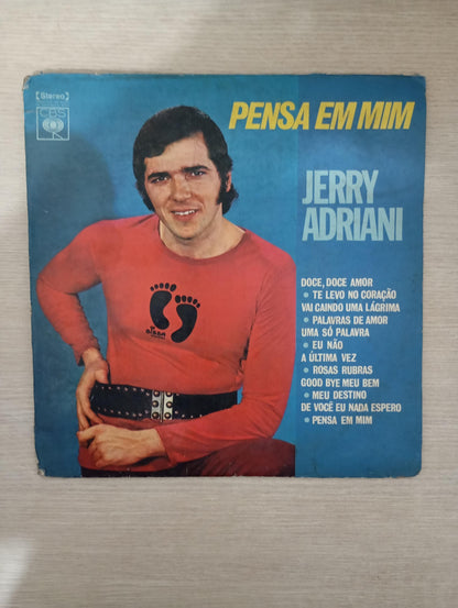 Lp Vinil Jerry Adriani Pensa Em Mim