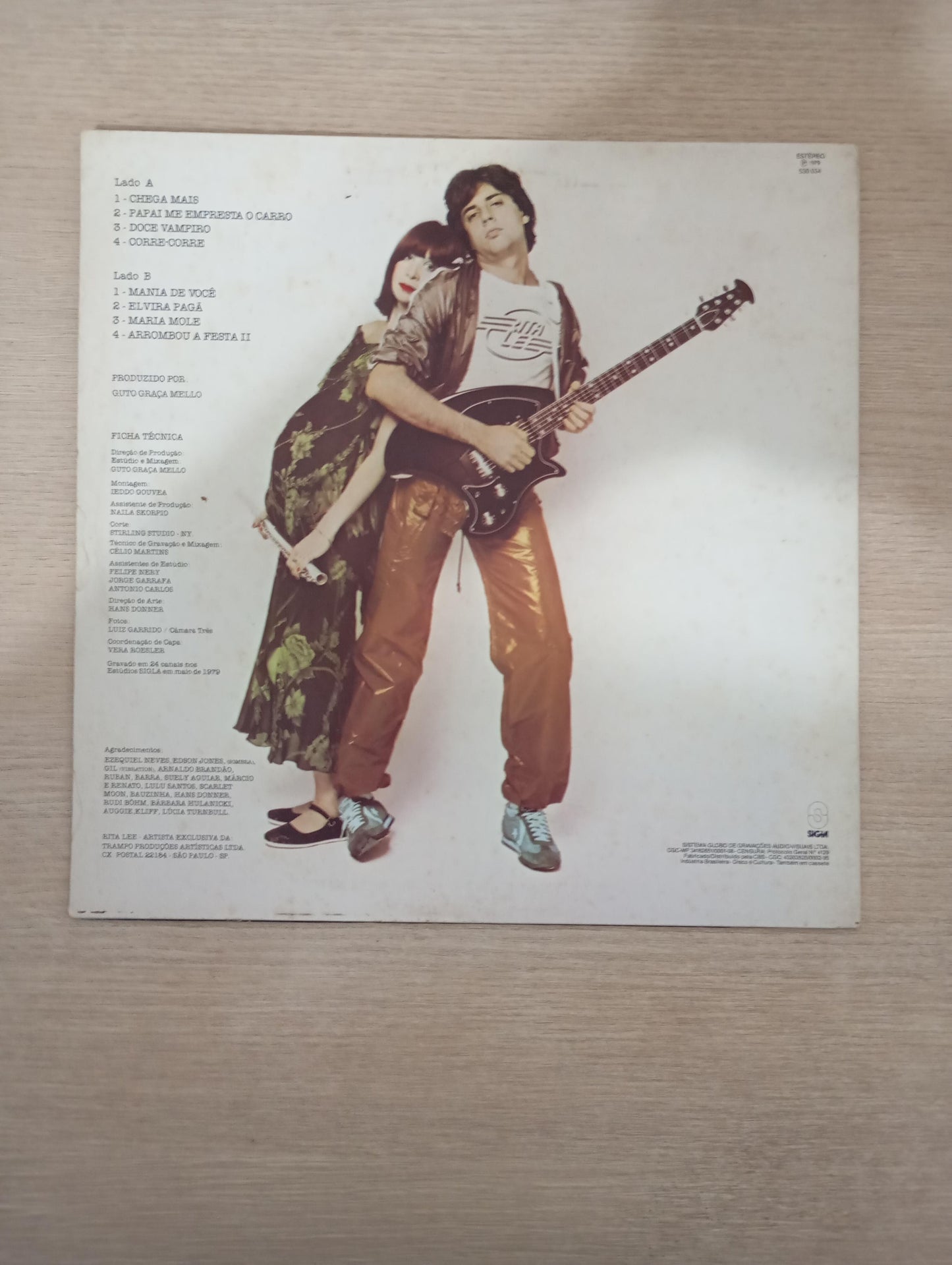 Lp Vinil Rita Lee 1979 Com Encarte