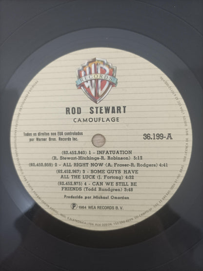 Lp Vinil Rod Stewart Camouflage
