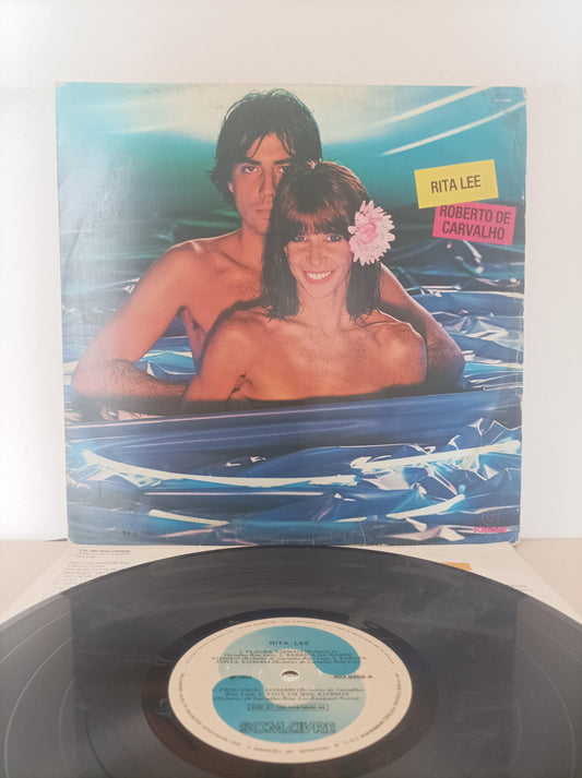 Disco Vinil & Roberto de Carvalho Rita Lee Com Encarte A