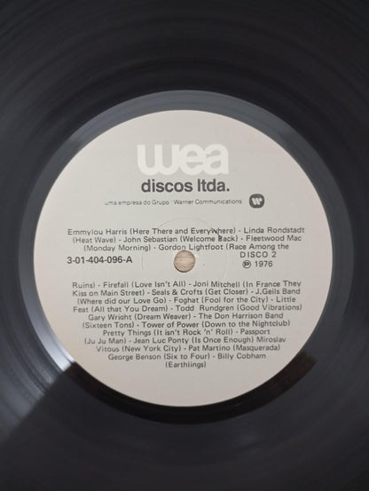 Lp Vinil WEA Duplo 1976 Jobim Eagles Led Stones Belchior