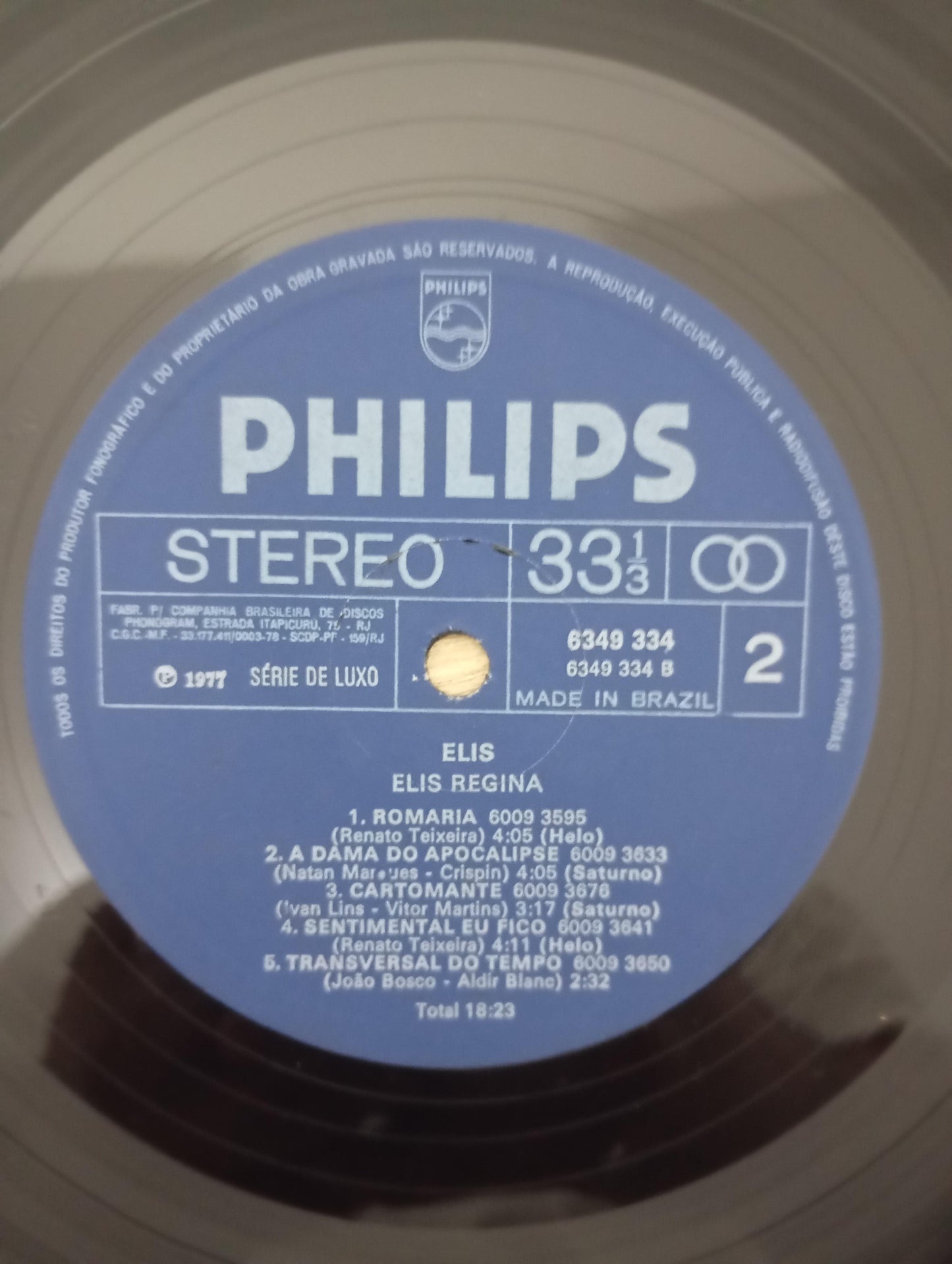 Disco Vinil 1977 Elis Regina Com Encarte A