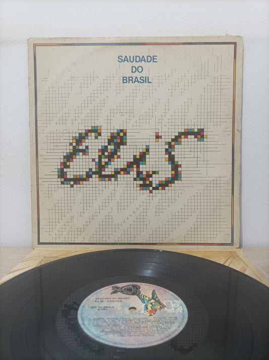 Lp Vinil Elis Regina Saudade Do Brasil Com Encarte
