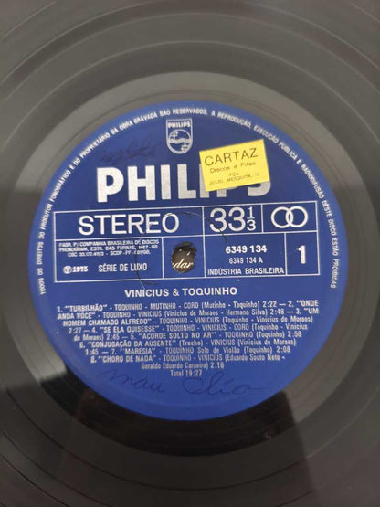 Lp Vinil Vinicius & Toquinho Com Encarte