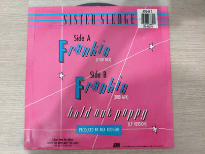 Lp Vinil Sister Sledge Frankie Club Mix + Dub Mix Importado