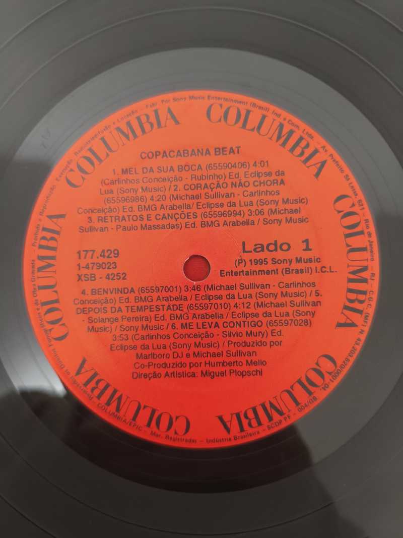 Lp Vinil Copacabana Beat Com Encarte