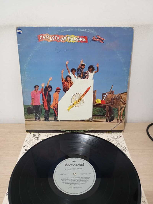 Lp Vinil Chiclete Com Banana Fé Brasileira Com Encarte