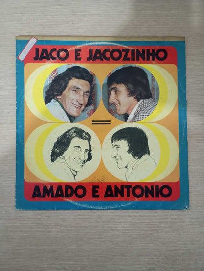 Lp Vinil Jaco e Jacozinho Amado e Antonio