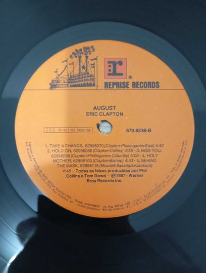 Lp Vinil Eric Clapton August Capa Dupla