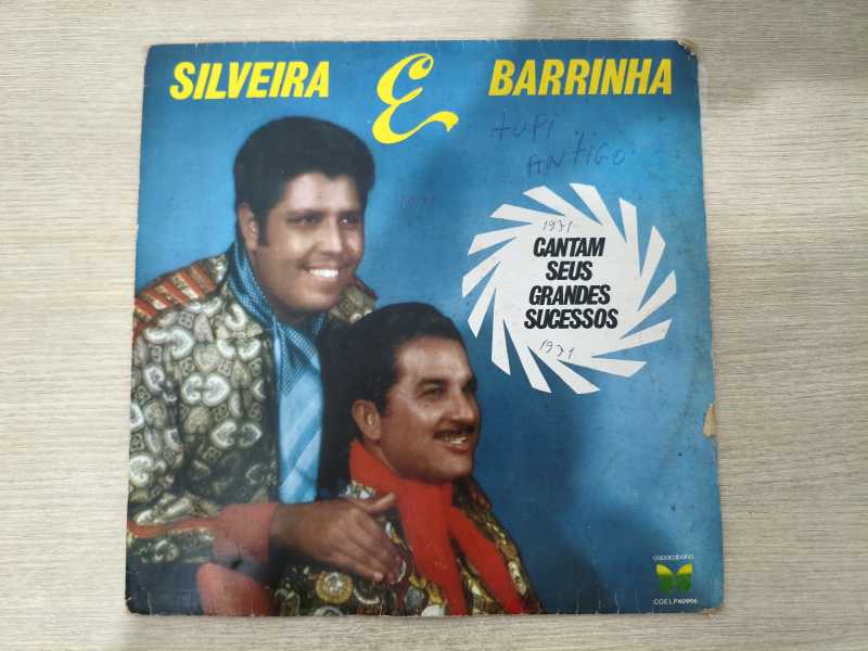 Lp Vinil Silveira & Barrinha Cantam Seus Grandes Sucessos