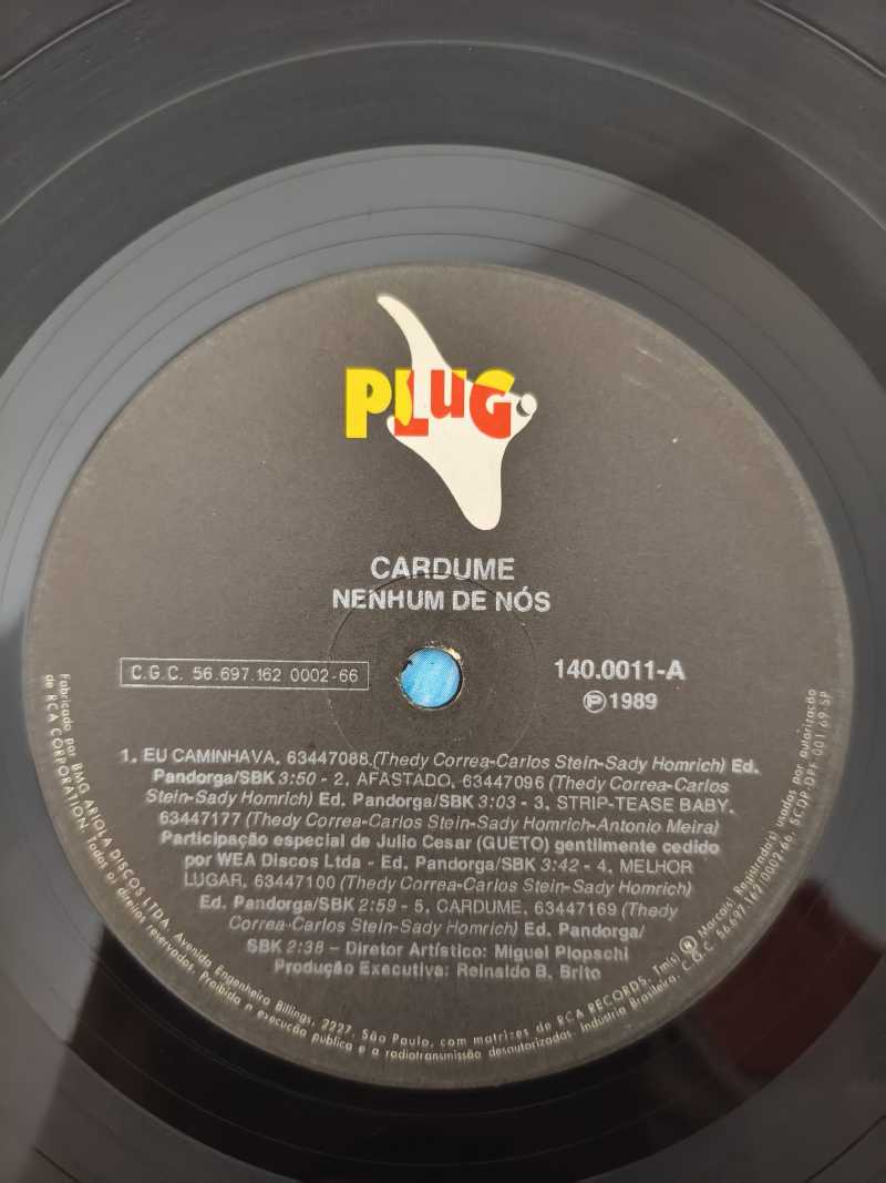 Lp Vinil Nenhum De Nós Cardume Com Encarte