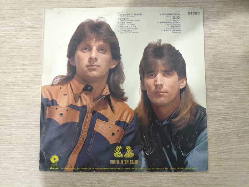 Lp Vinil Toni Val & Toni Cezar Gotas de Saudade