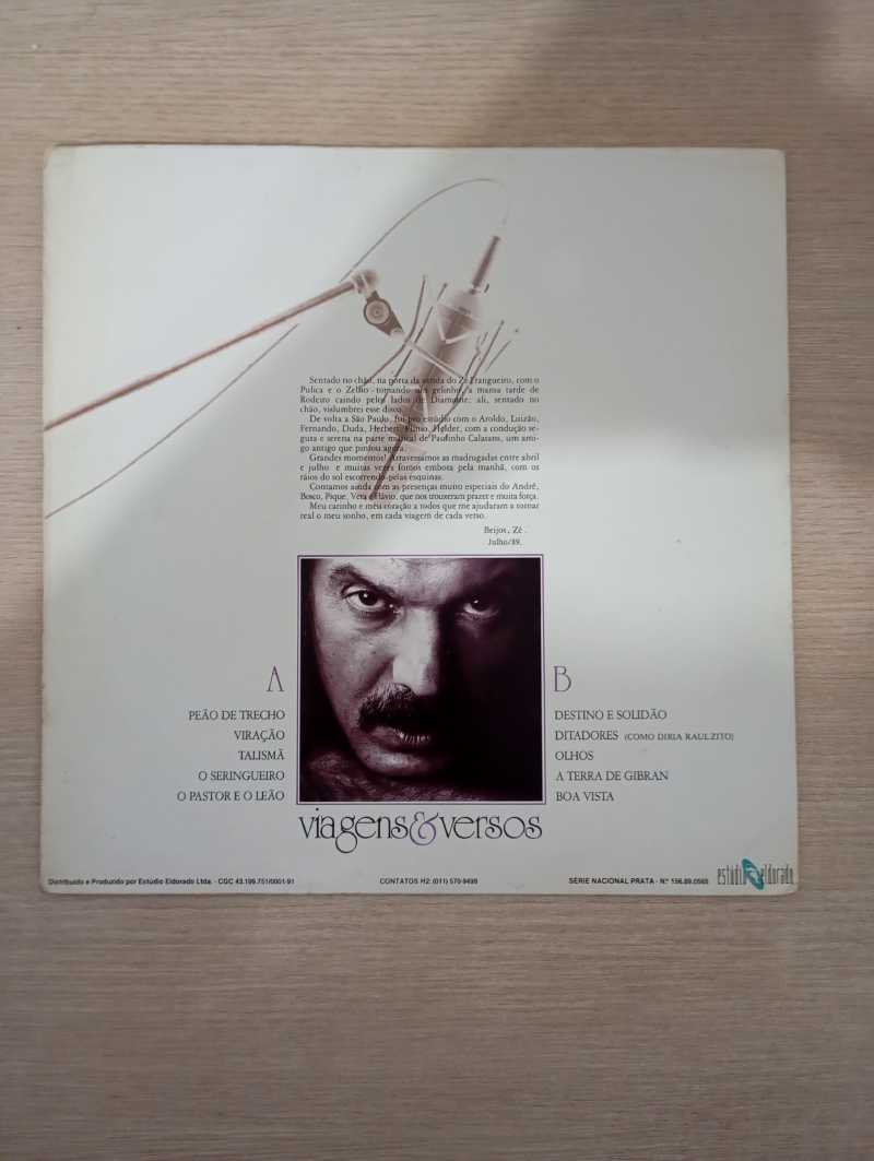 Lp Vinil Zé Geraldo Viagens & Versos