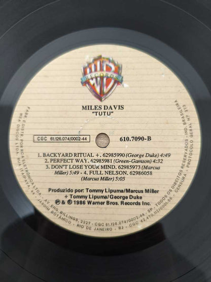 Lp Vinil Miles Davis Tutu